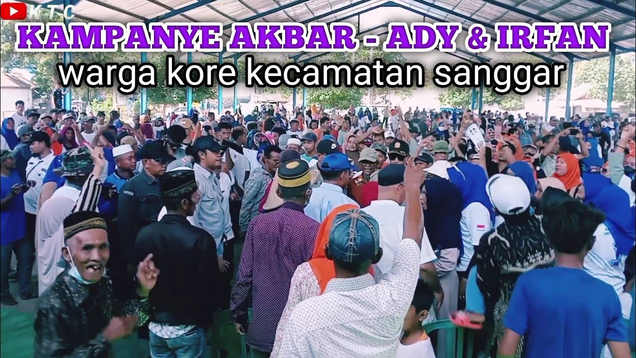 Kampanye Akbar Ady Mahyudin & Dr. Irfan ( Di Kecamatan Sanggar )
