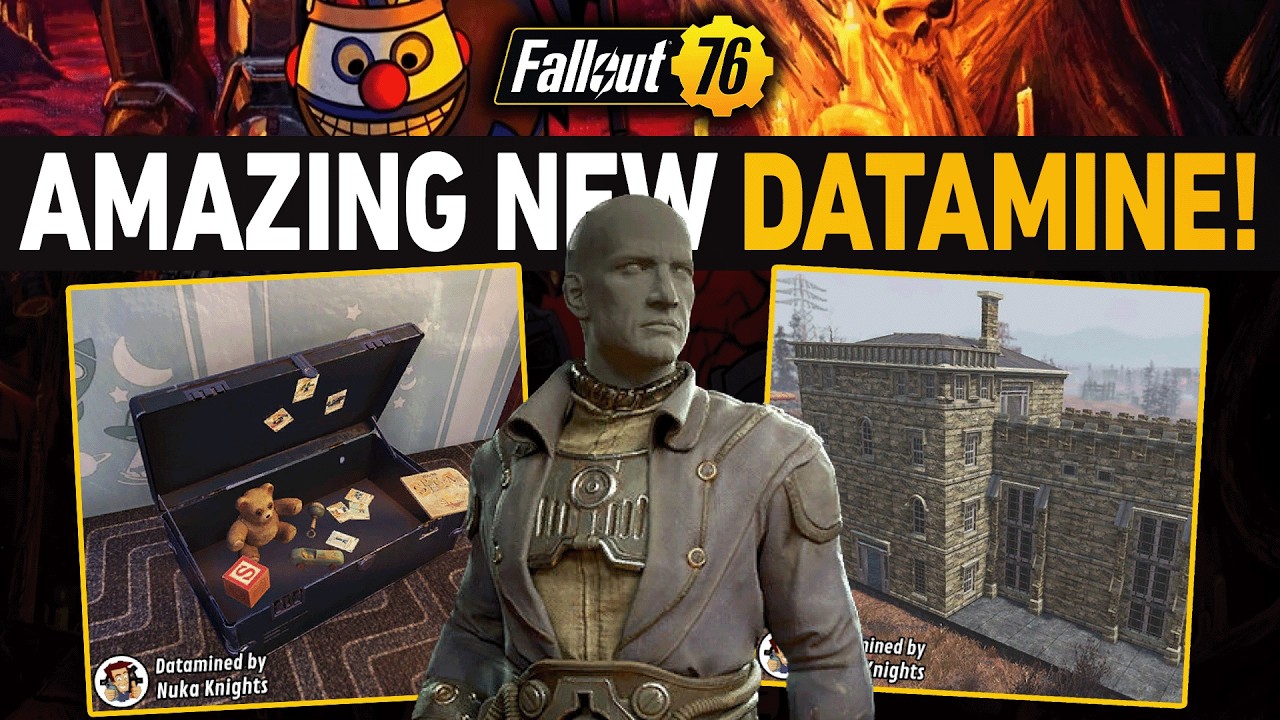 40+ новых предметов из Atomic Shop, найденных в файлах Fallout 76!