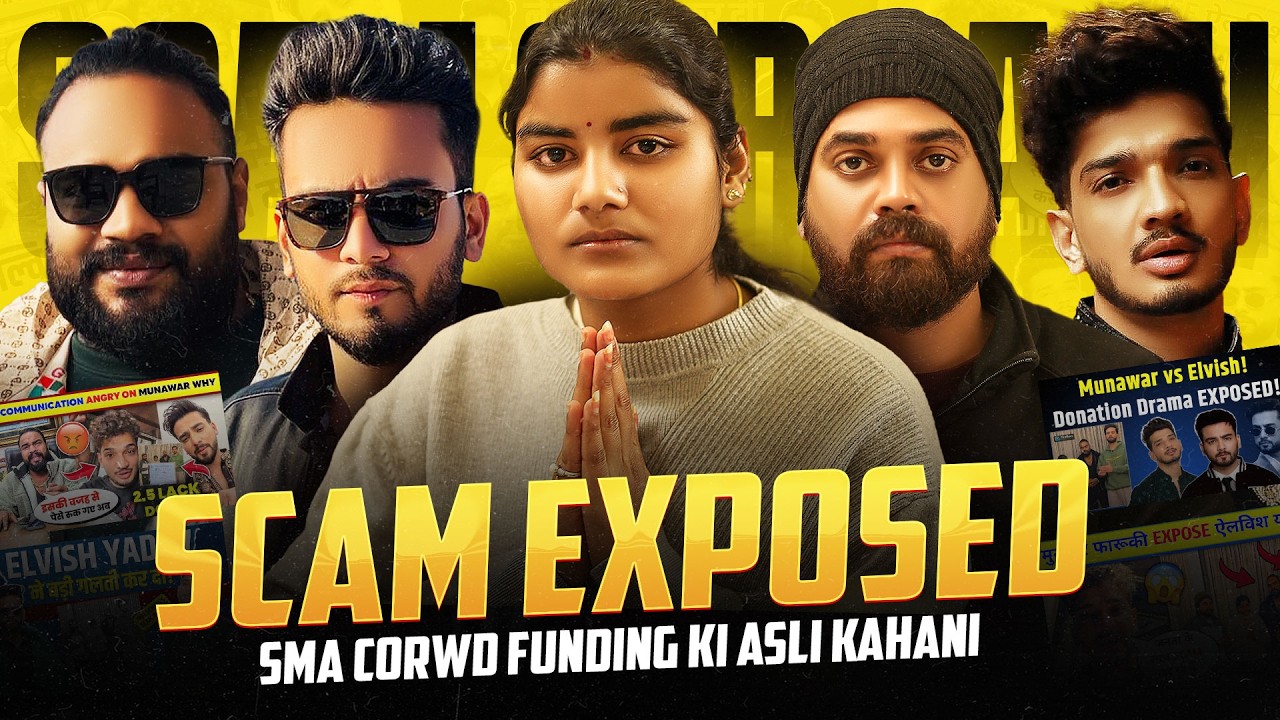 Scam Exposed - Elvish Yadav, Munawar, JJ Communication | SMA Crowdfunding Ki Asli Kahani Exposed!