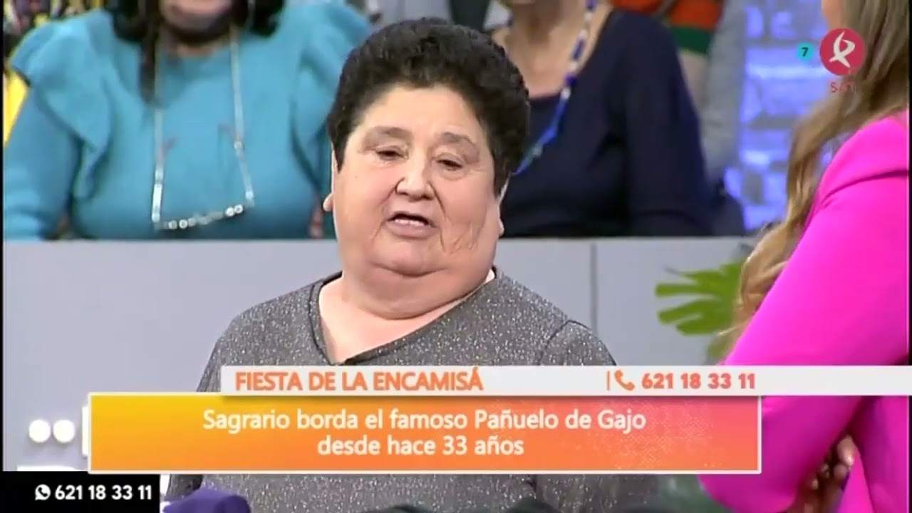 Sagrario, artesana de pañuelos internacionales | Dos de Tarde