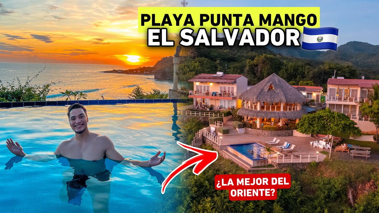 &iquest;LA MEJOR PLAYA del ORIENTE de El Salvador? 🇸🇻🏖️ Playa Punta Mango 🥭