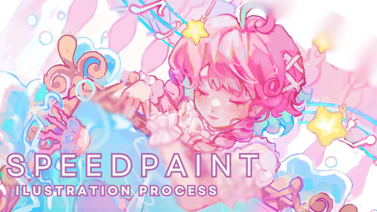 original art 🌊🫧°‧ | Krita Speedpaint!