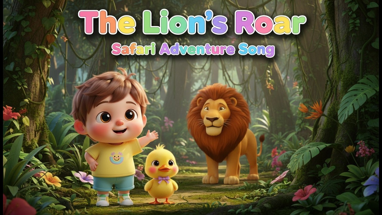 The Lion’s Roar — Nursery Rhyme, Safari Adventure, and Animal Fun
