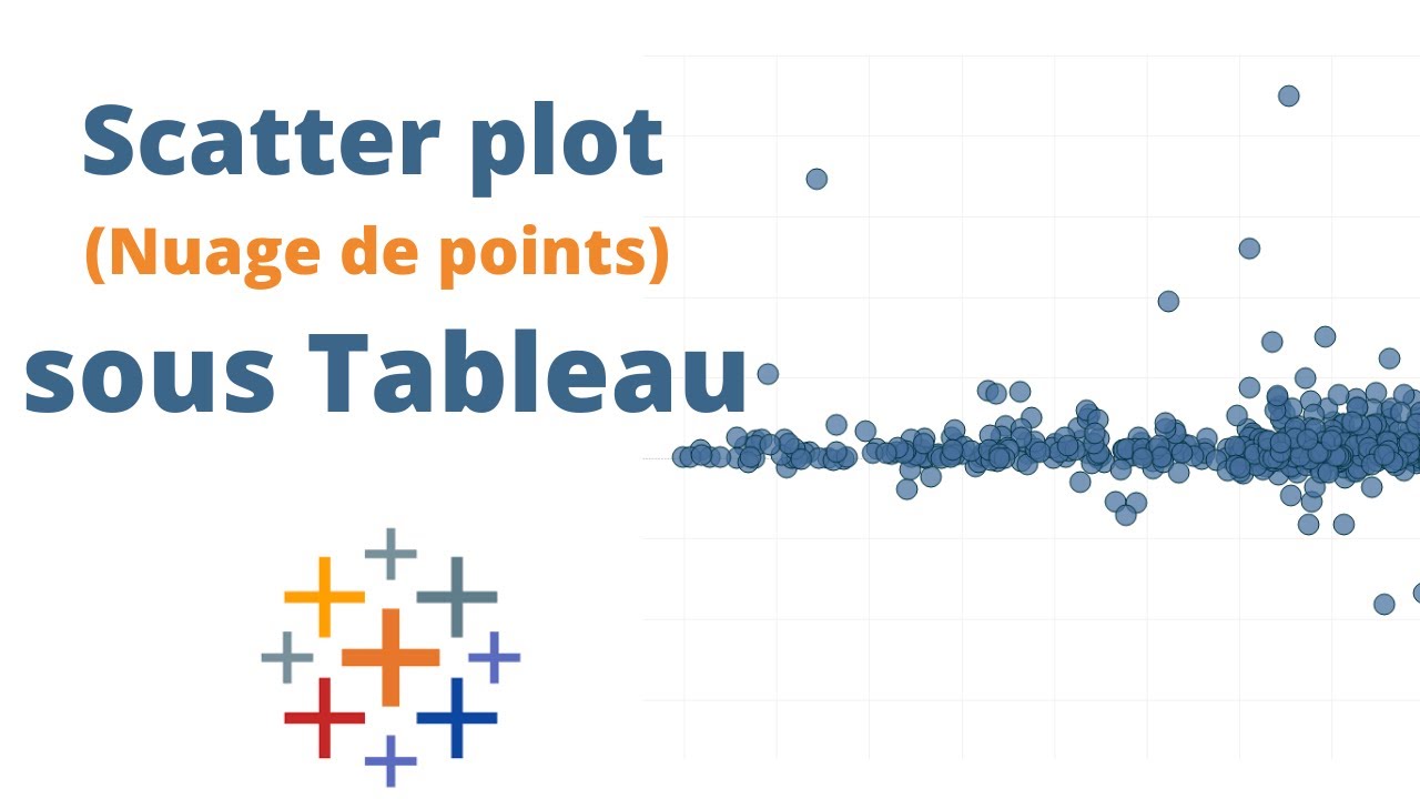 Comment faire un scatter plot (Nuage de points) - Tableau desktop