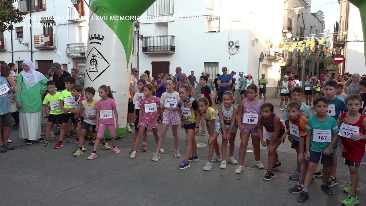 Festes Majors de la Sénia 2023: XXII Cursa Urbana i XVII Memorial Josep Martí Gisbert