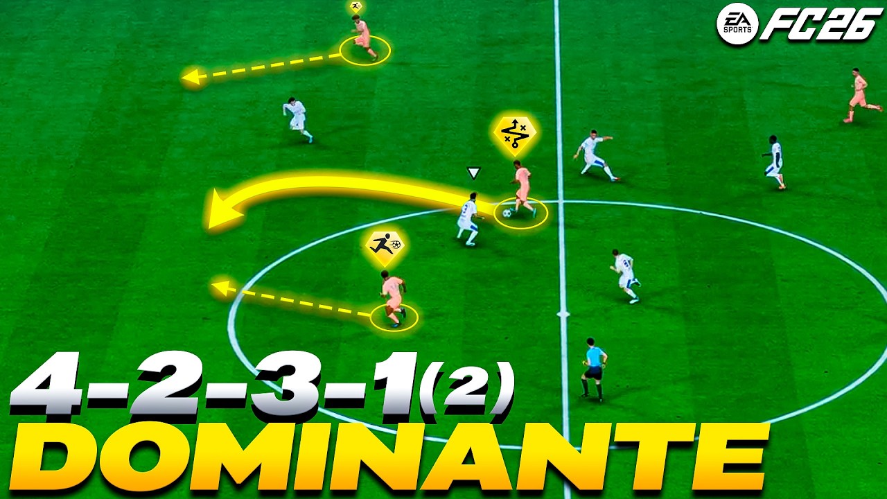 A melhor e mais META tática 4-2-3-1(2) do EA FC 26🚀