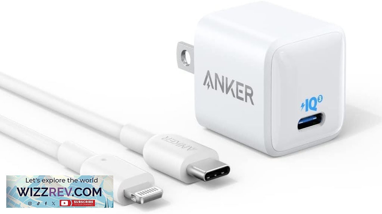 Зарядное устройство Anker USB C 20 Вт 511 (Nano) PIQ
