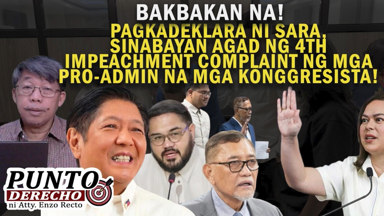 BAKBAKAN NA! PAGKADEKLARA NI SARA, SINABAYAN AGAD NG 4TH IMPEACHMENT COMPLAINT NG MGA PRO-ADMIN