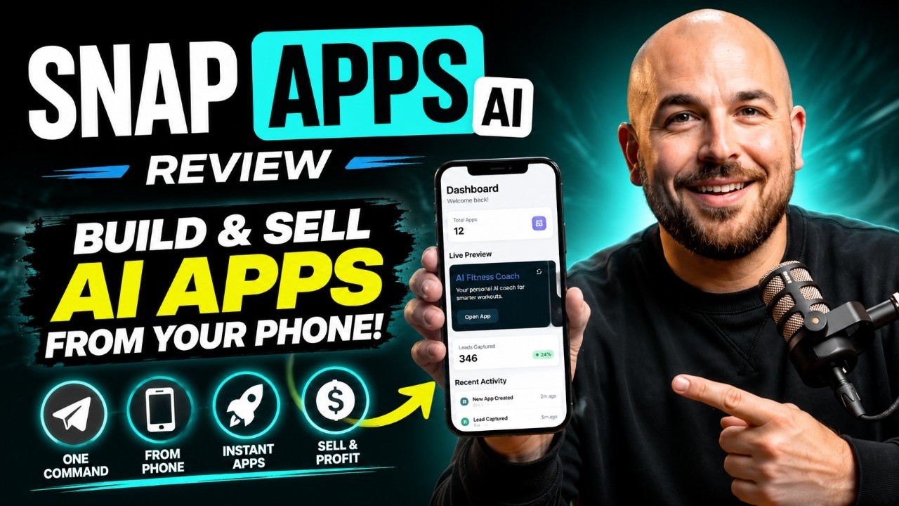 Snap Apps AI Review: Build & Sell White-Label AI Apps With 1 Command! 🔴 Snap Apps AI Review + BONUS