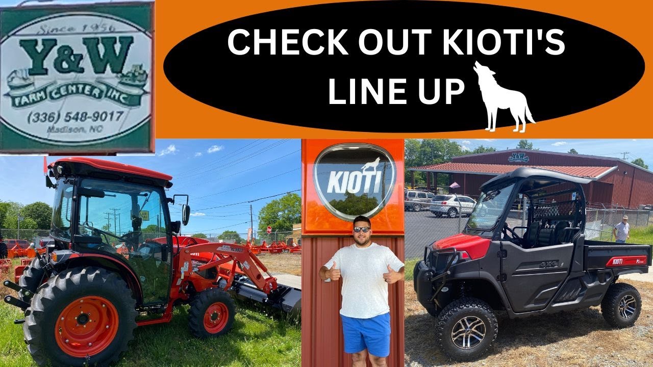 First time in a cabbed tractor : KIOTI DK 6020 and K9 2400