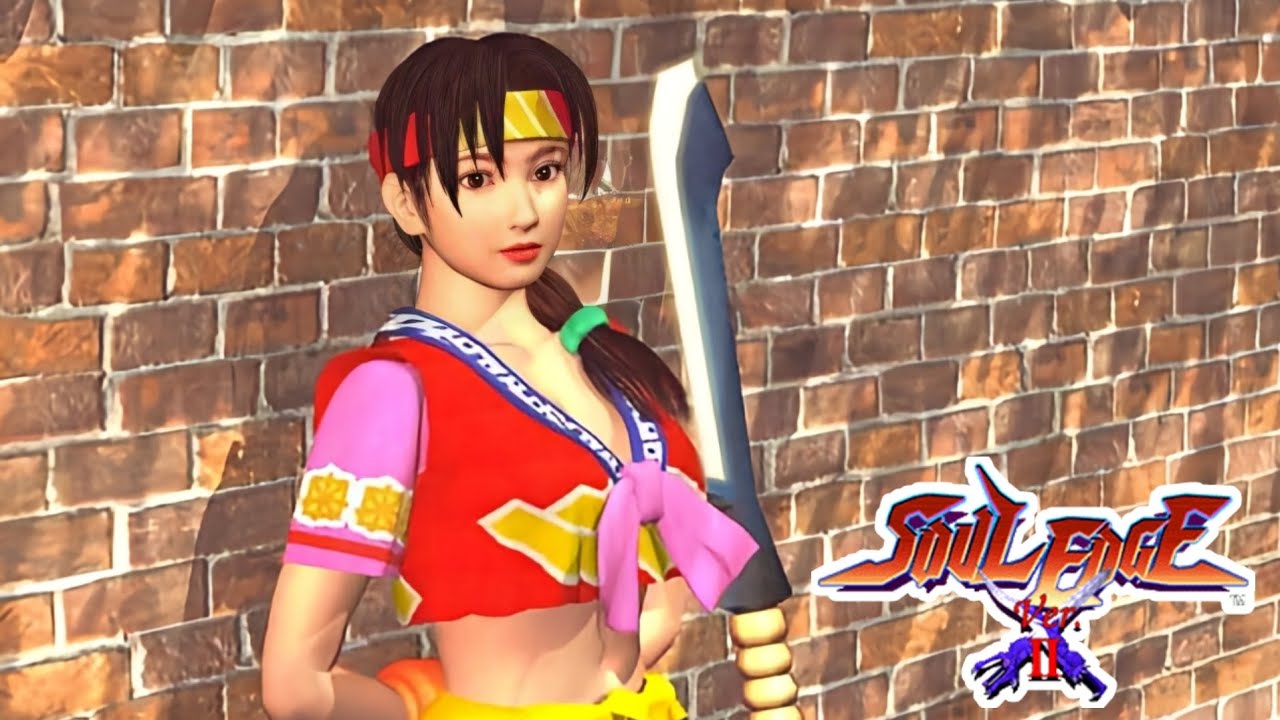 Soul Edge ver.II (1996) - Arcade (SO4/VER.C) - Seong Mi-na gameplay.