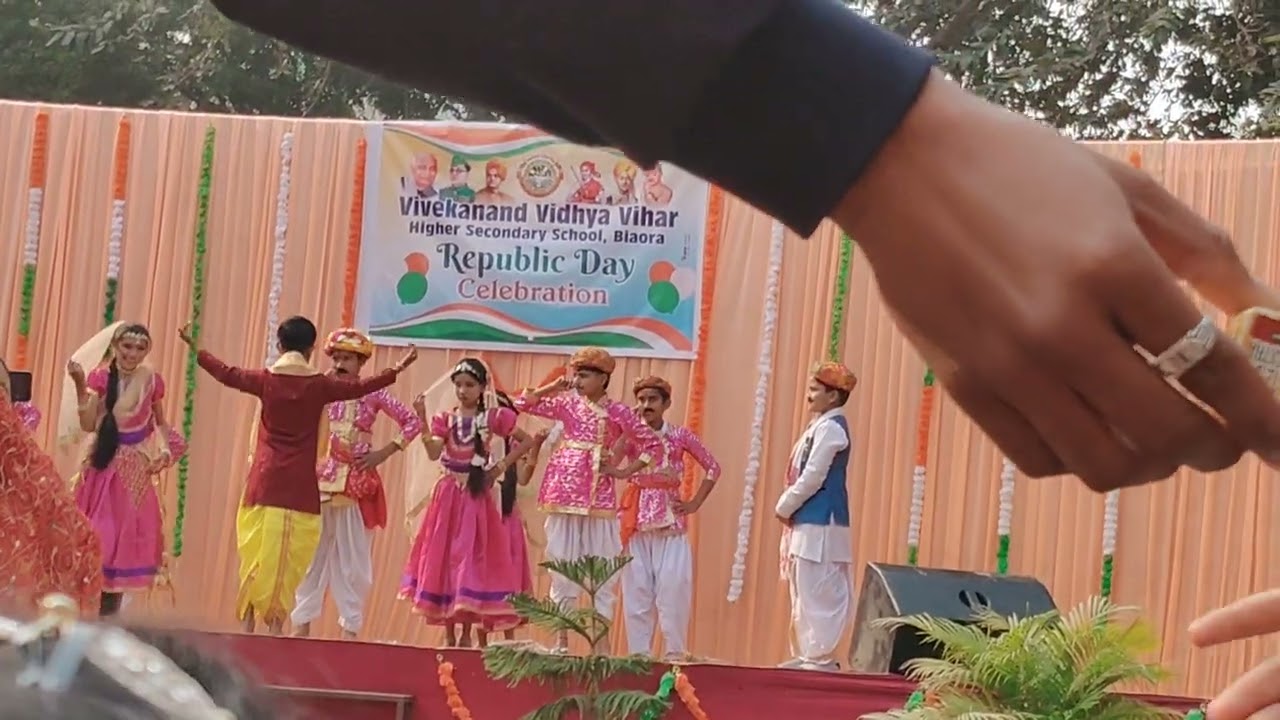 Kesariyo balam  dance performance by students 🥰