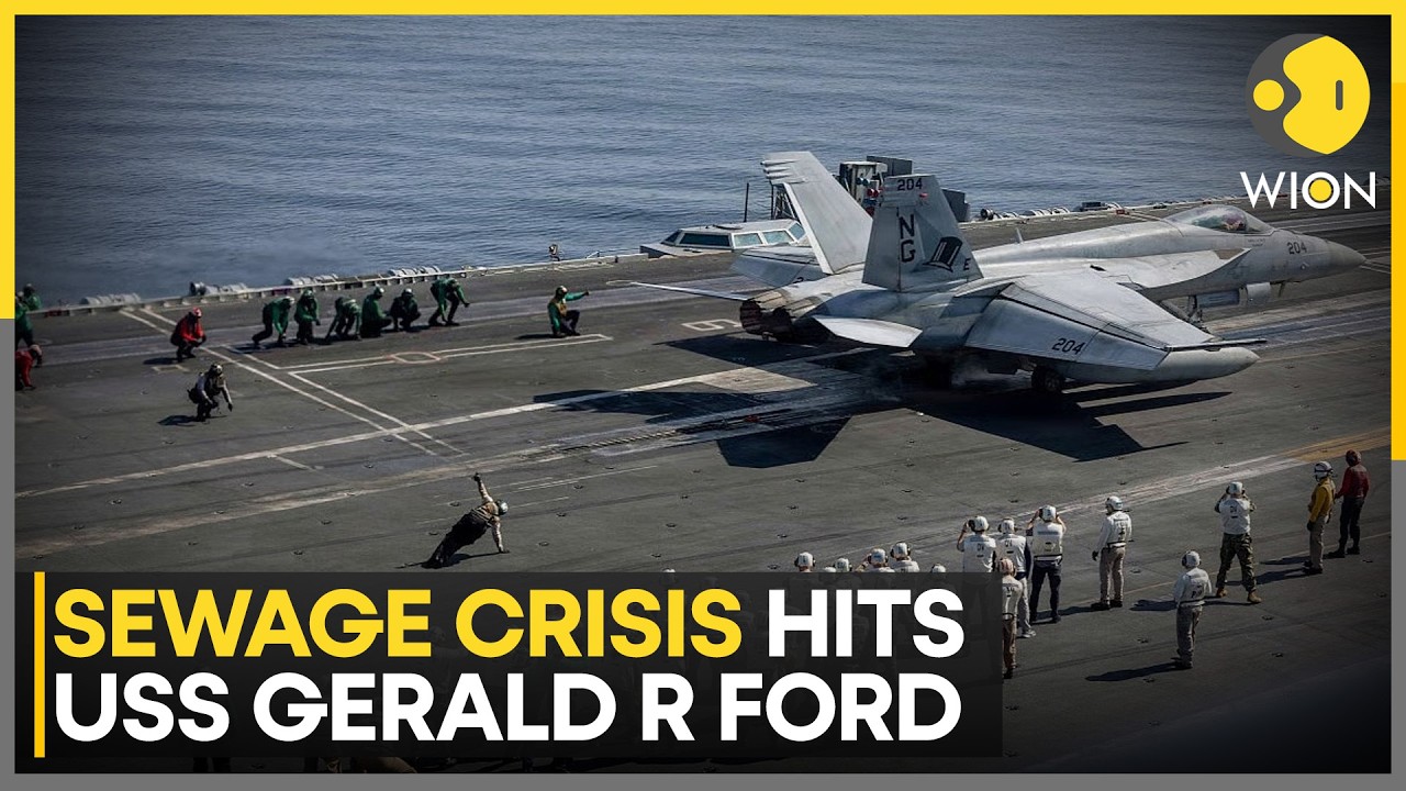 World's Most Advanced Supercarrier USS Gerald R Ford Faces Maintenance Crisis | WION News
