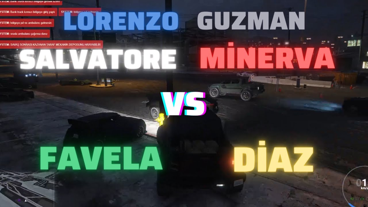 Salvatore , Guzman , Minerva , Lorenzo VS Favela , Diaz , Bloods  - BORP 2.Sezon