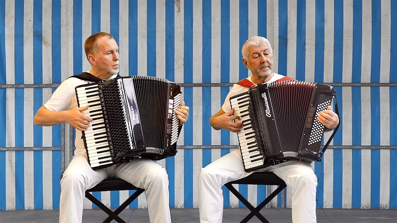 ADAMO Les filles du bord de mer  - Accordion Music - Valse Musette Acordeon Akkordeon Duo