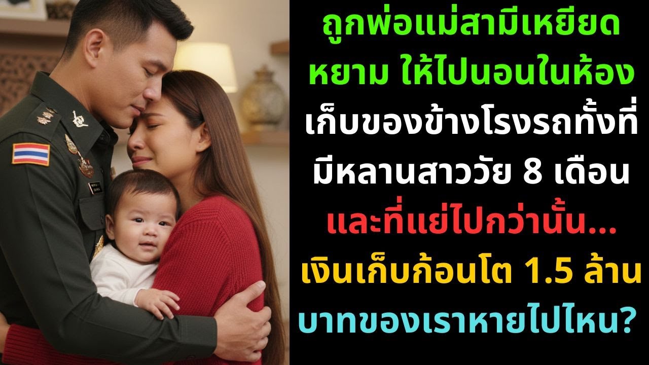 แฉแหลก! พ่อแม่สามีโกงเงิน 1.5 ล้าน ให้ฉันนอนโรงรถ จุดจบกลางงานวันเกิด