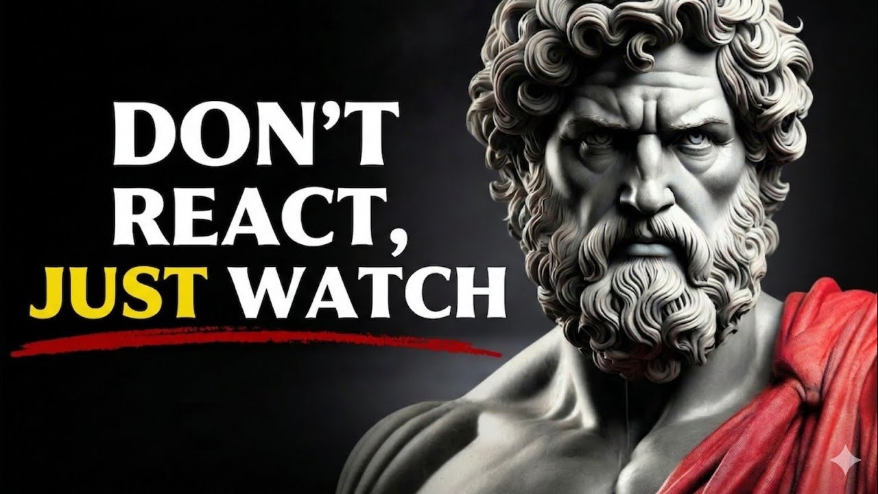 Don’t React — Watch Them Destroy Themselves | Stoic Strategy for Narcissists