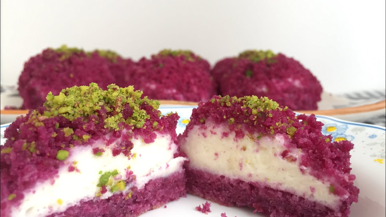 Рецепт торта с пурпурной кротой 😯🥳💜✅ невероятно