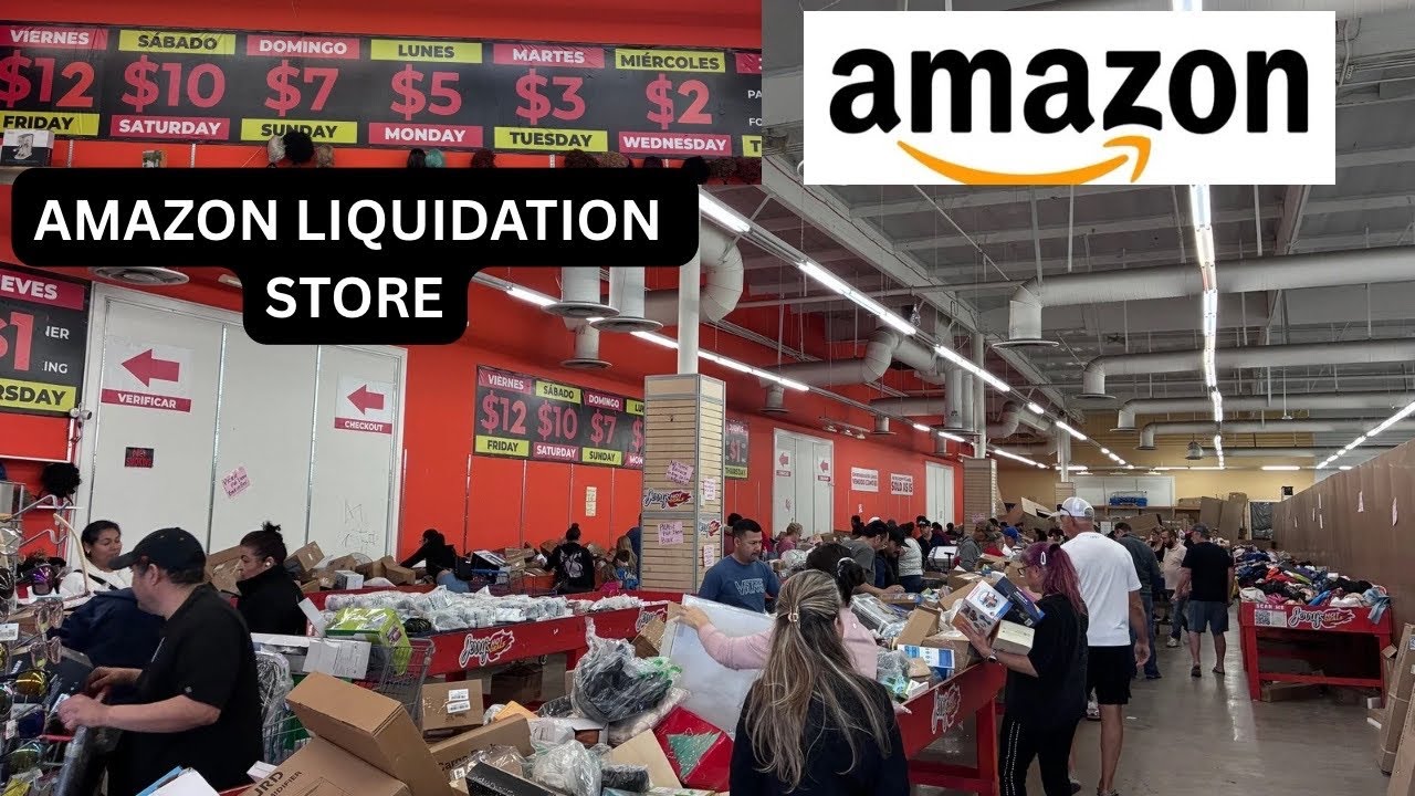 I WENT TO A AMAZON LIQUIDATION SALE #amazon #sale 
