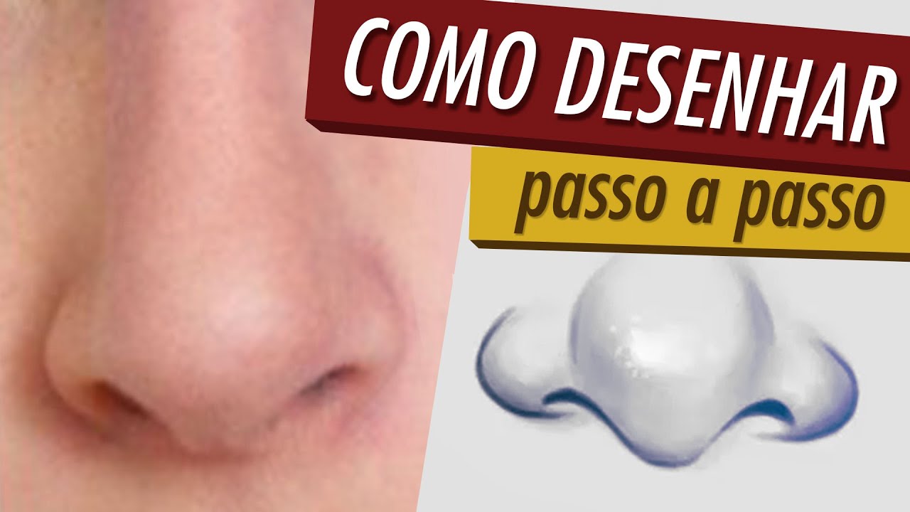 Como desenhar NARIZ REALISTA | Passo a passo #41