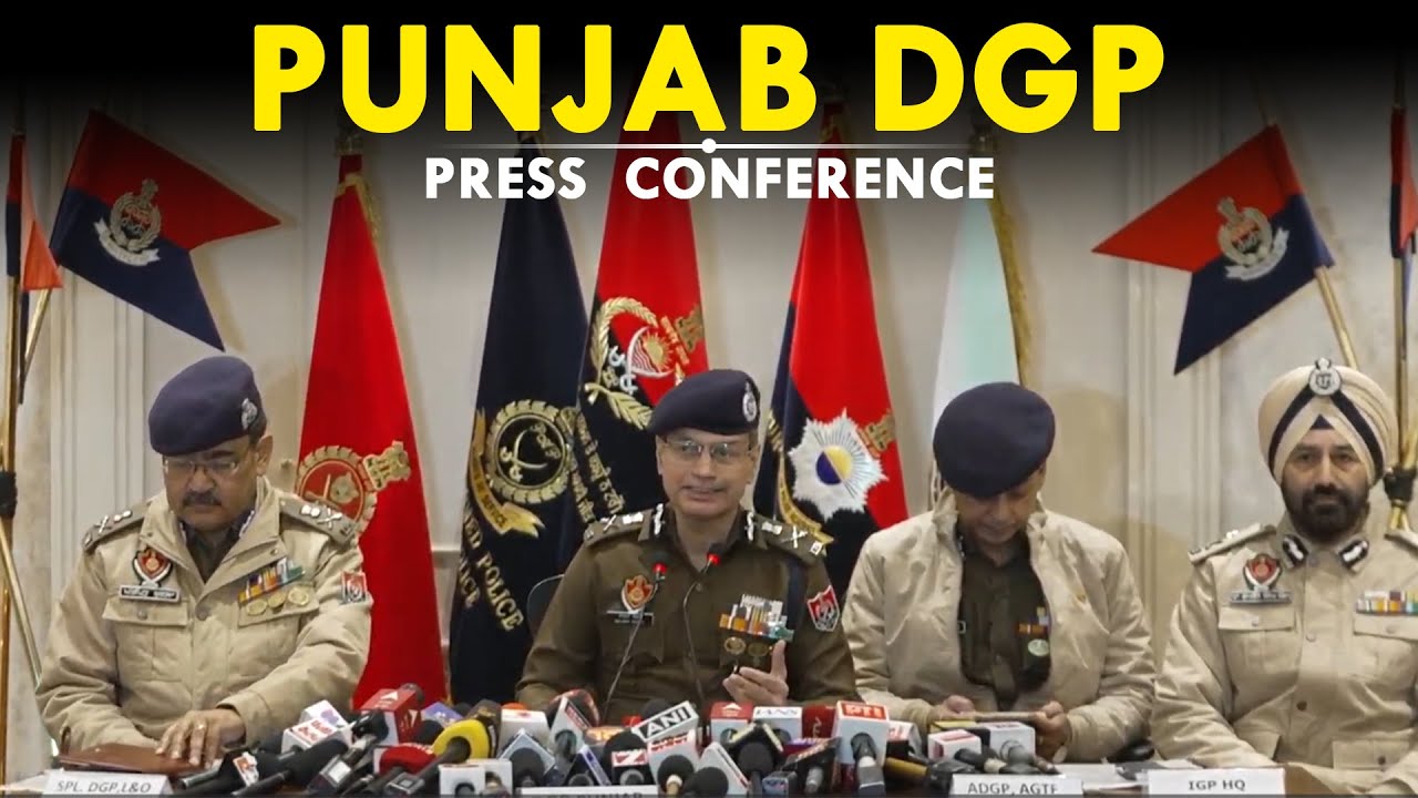 [Live] DGP Gaurav Yadav addressing a press conference at PPOI, Sector 32.