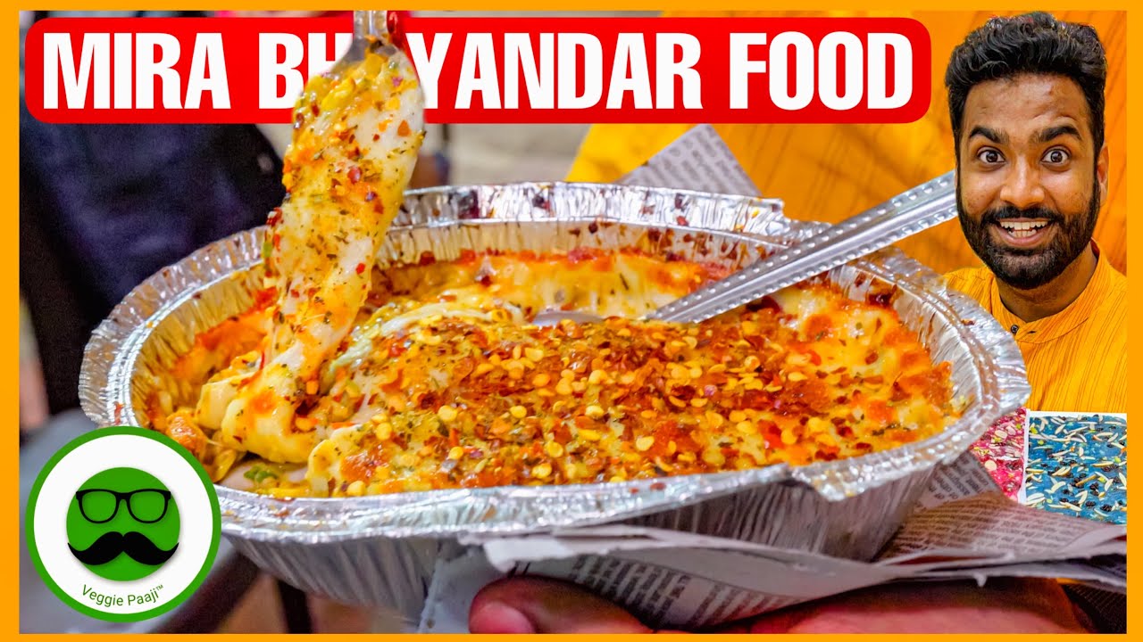 Mira Bhayandar Food Tour | Italian Sev Puri , Bombay Halwa Mahalaxmi Sweet & More | Veggie Paaji