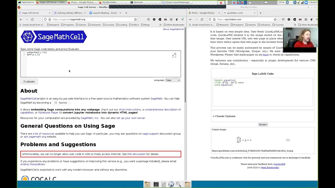Crash Course Solving Differential Equations with Sage