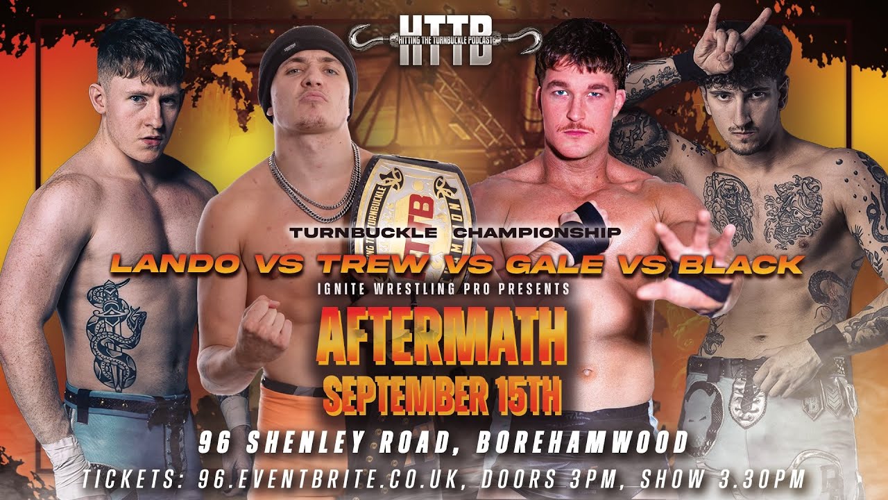Ignite Wrestling Pro: Aftermath - JJ Gale vs Danny Black vs Joe Lando vs Mark Trew HTTB Championship