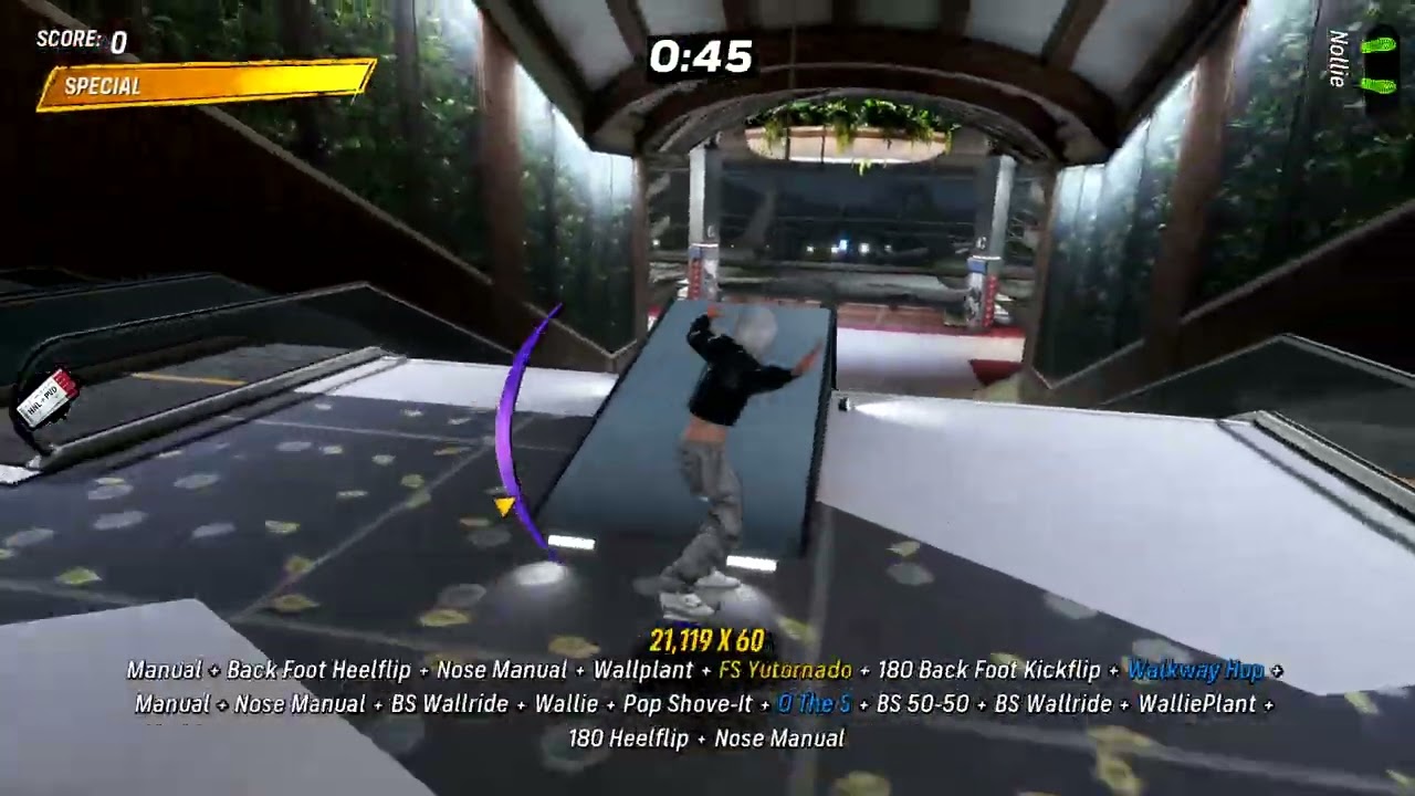 Airport One-Combo Speedrun 1:32.562 - THPS 3 + 4