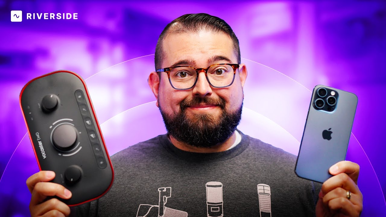 Podcasting with iPhone 15, XLR Mics, and the Riverside App