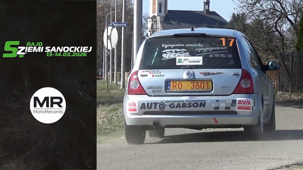 5 Rajd Ziemi Sanockiej 2026 | Gabara Michał / Gabara Tomasz | Renault Clio II Sport | MotoRecords