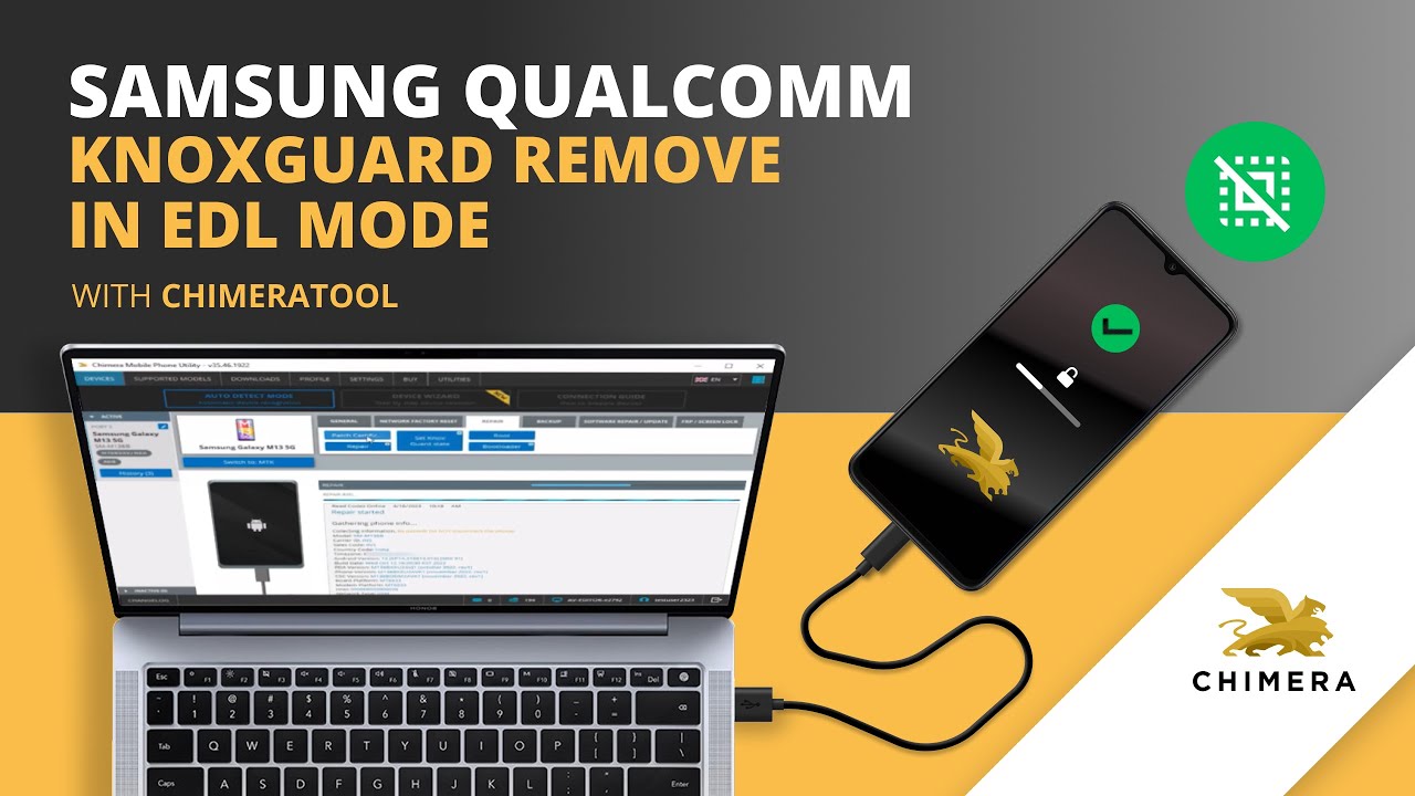 Samsung Qualcomm KnoxGuard Remove in EDL mode with ChimeraTool
