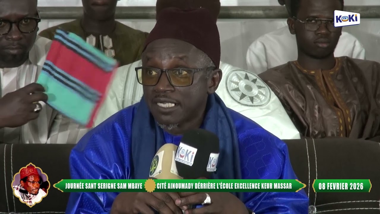 JOURNEE THIANT SERIGNE SAM MBAYE DISCOURS de Serigne Ibrahima Mbaye KHALIF BAYE SAM MB