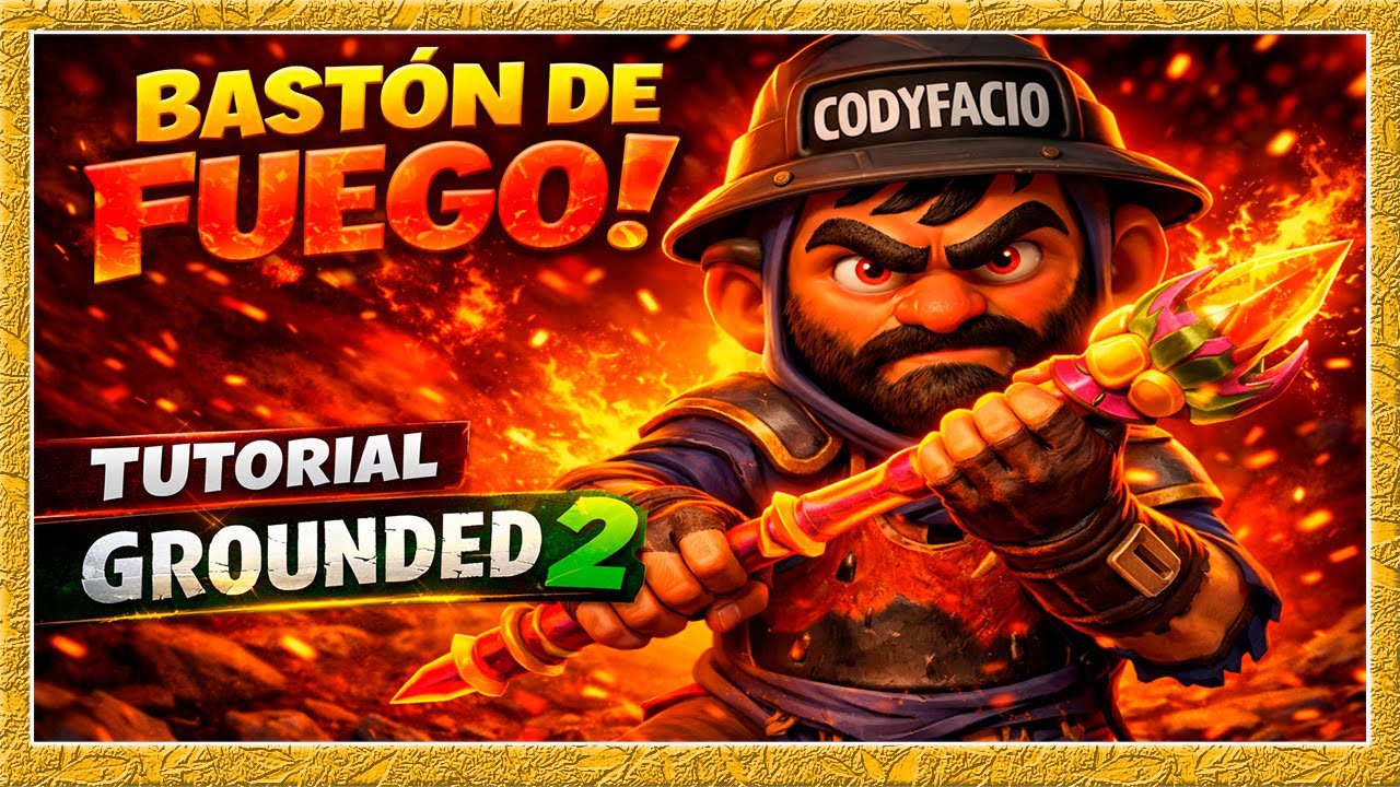 donde encontrar baston de fuego🎮| Grounded 2 tutorial gameplay español