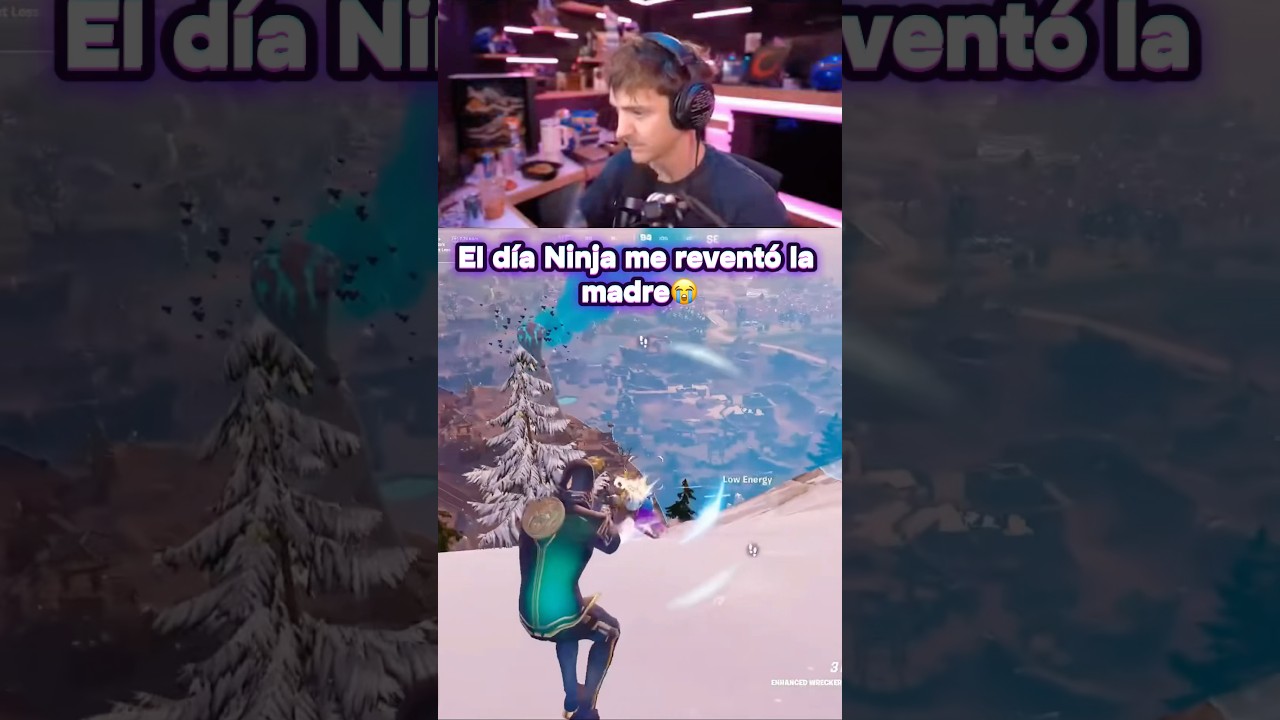 NINJA ME HIZO VER COMO UN BOT!!💀#fortnite #ninja #bot