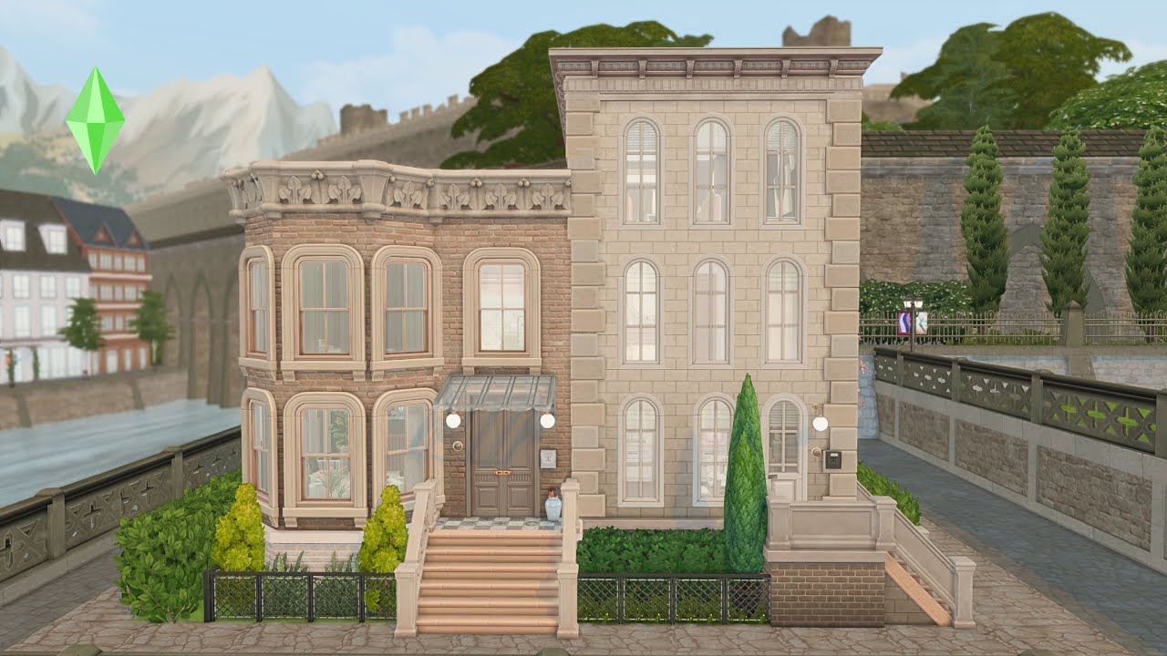 London Townhouses 🏙️ | The Sims 4 Speed Build