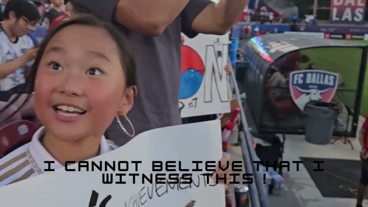 Son's first goal?