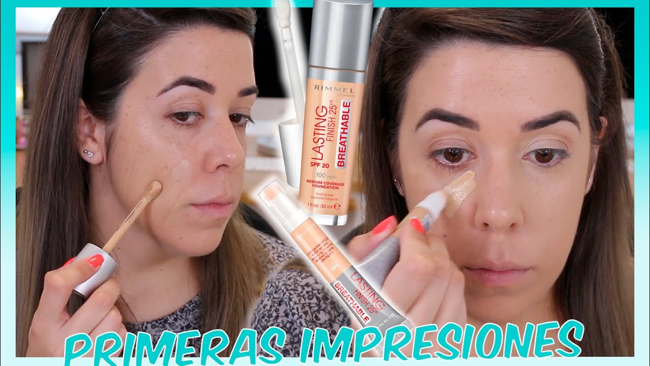 NUEVA BASE Y CORRECTOR DE RIMMEL LONDON  | PONIENDO A PRUEBA