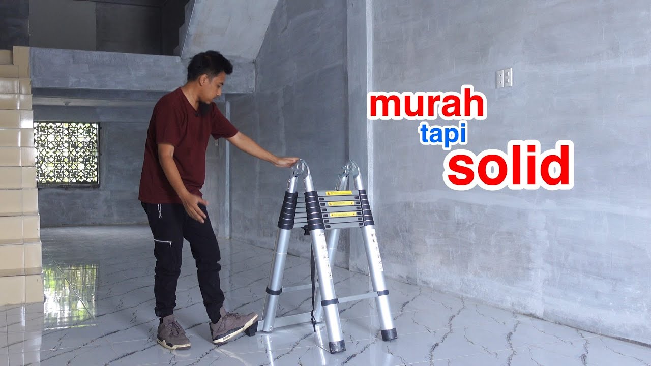 tangga multifungsi dua mode rekomended! - MOLLAR TANGGA LIPAT TELESKOPIK A LADER 3,2+3,2M (6,4M)