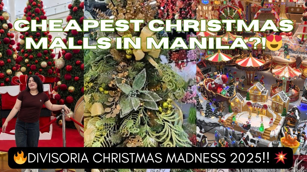 🎄DIVISORIA CHRISTMAS DECOR HAUL 2025! Unbelievably CHEAP Finds for Your Home!! 😱🎁