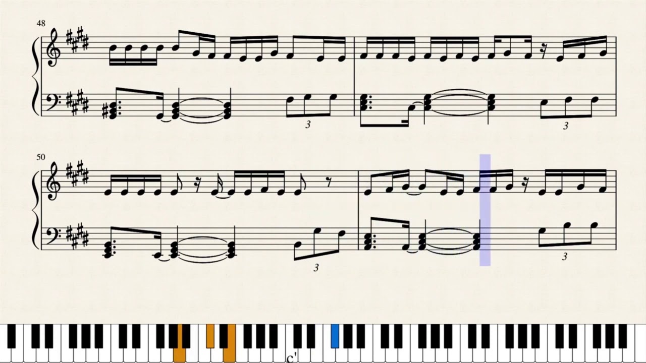 Cafne(カフネ) - 有機酸/ewe | Piano arrangement