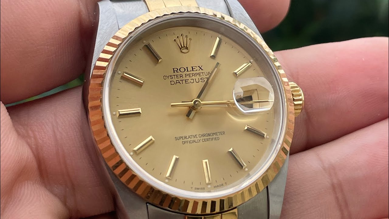 Unboxing Rolex datejust 16233