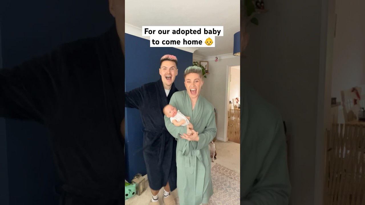 THE ADOPTION MOMENT WE&rsquo;VE BEEN WAITING FOR 🥹👶 #adoption #adoptionjourney #couple AD