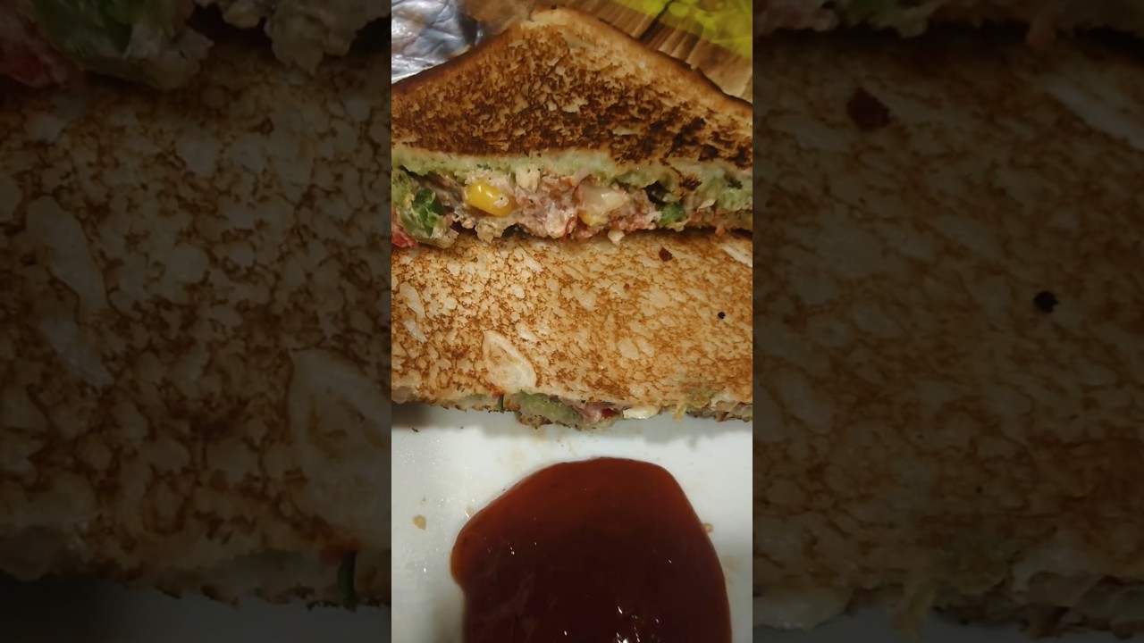 Veg Dahi Sandwich 🥪 | Healthy Snack 