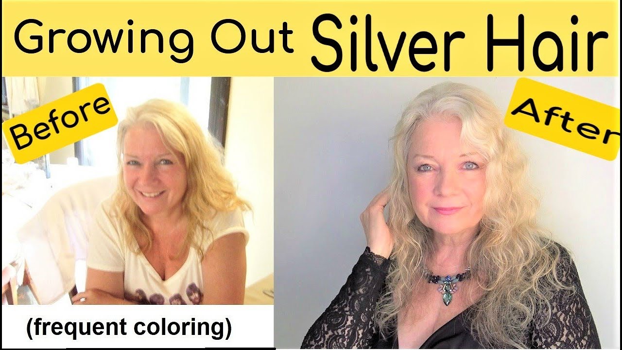 How to Grow Out Women's Silver or White Hair/Style, Mature over 50