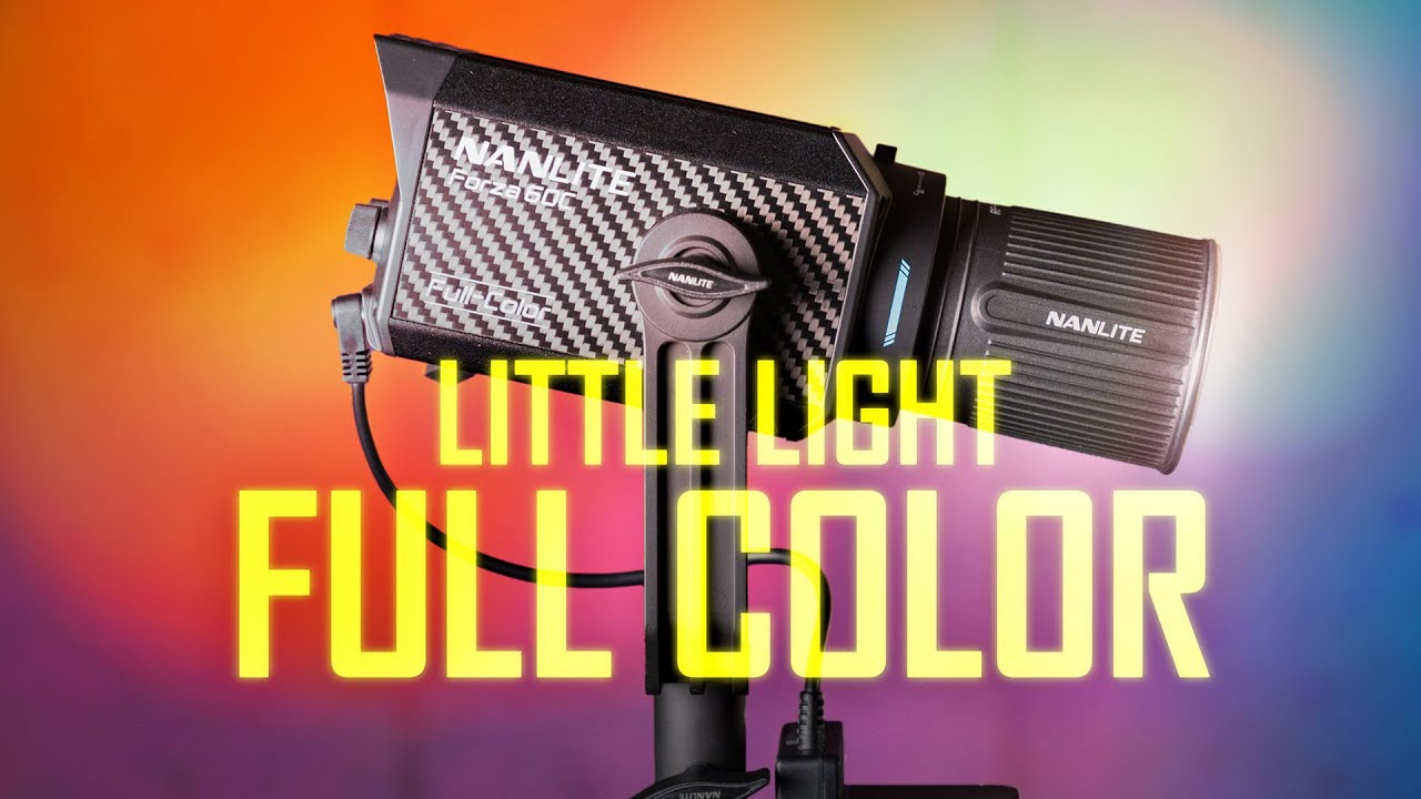 NANLITE Forza 60C — Tiny, full color light & talking head lighting ideas