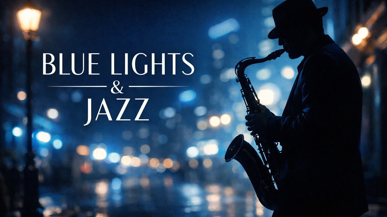 Blue Lights & Jazz – Smooth Jazz Saxophone | Late Night Chill Music
