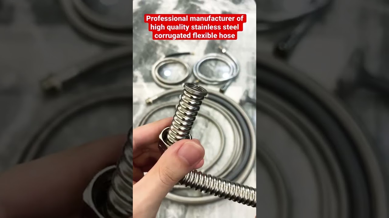 Flexible stainless steel hose, water heater connector pipe line,China Factory Manufacturer Supplier