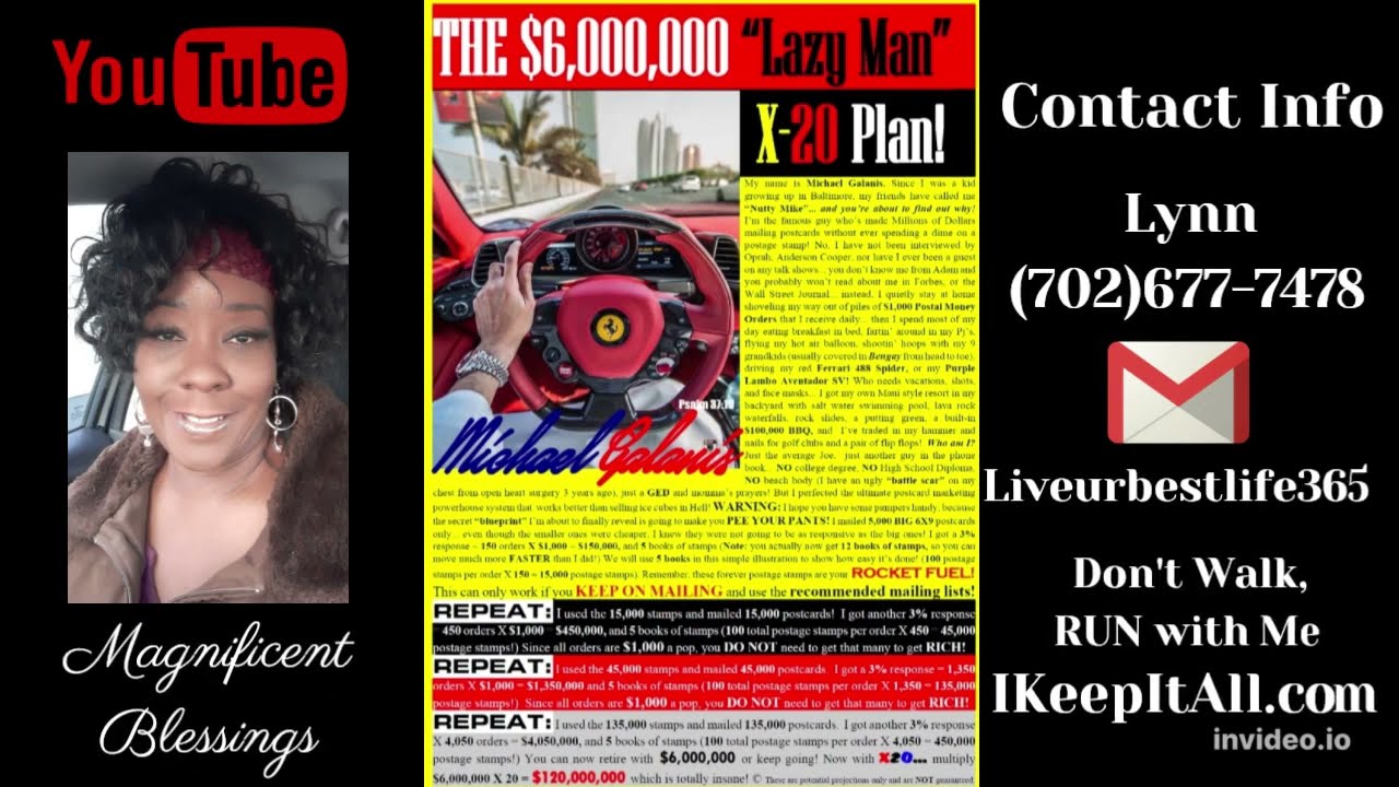ikeepitall receiving $1000 in your Mailbox Daily just by Mailing post cards!!!