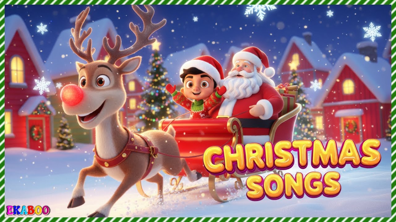Best Christmas Songs for Kids |Jingle Bells + We Wish You A Merry Christmas + Santa Rhyme | Rhymes